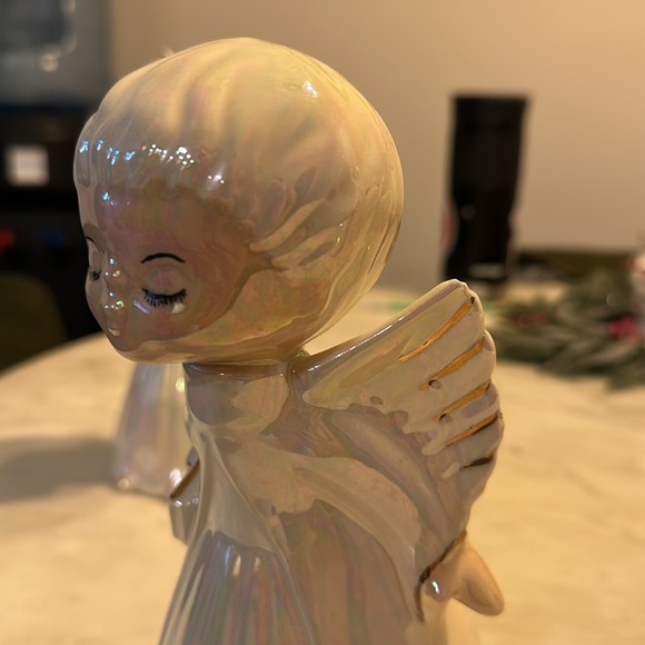 Vintage kissing angels set of two - Picture 5 of 10